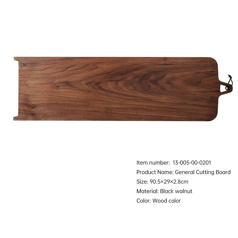 "Elegant Nordic Black Walnut Kitchen Utensils - Imported Quality for Your Culinary Creations!"