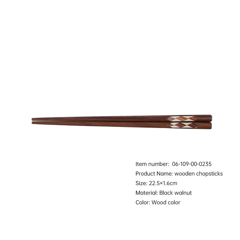 "Elegant Nordic Black Walnut Kitchen Utensils - Imported Quality for Your Culinary Creations!"